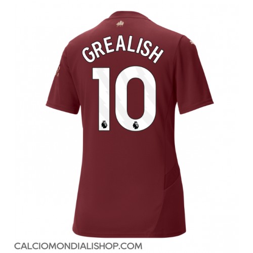 Maglie da calcio Manchester City Jack Grealish #10 Terza Maglia Femminile 2024-25 Manica Corta